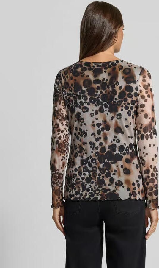 Milano italy shirt met lange mouwen van mesh - Foto 3