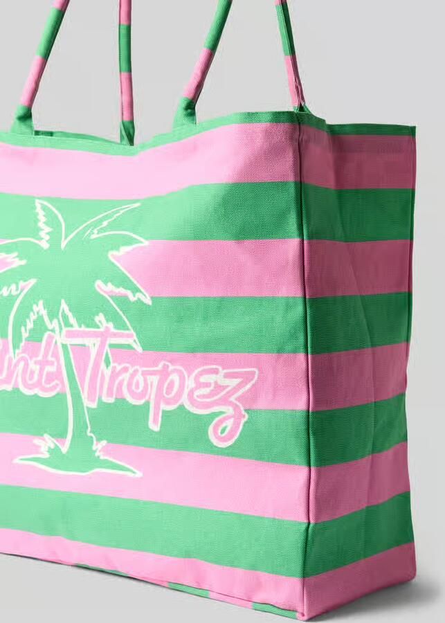 Milano italy Shopper met label- en motiefprint
