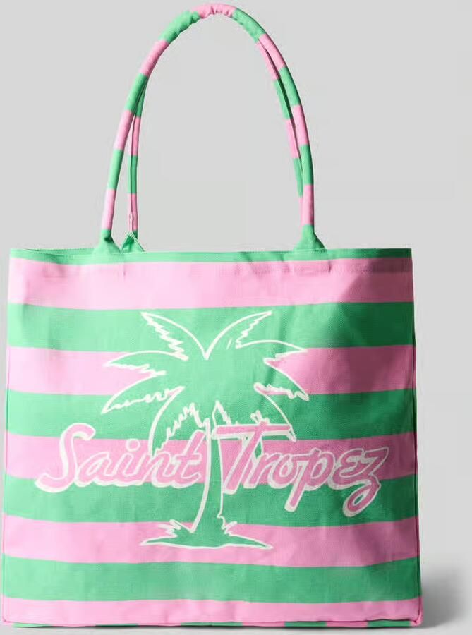 Milano italy Shopper met label- en motiefprint - Foto 2