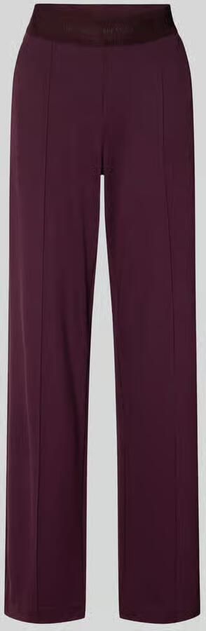 Milano italy Stoffen broek met elastische band met logo