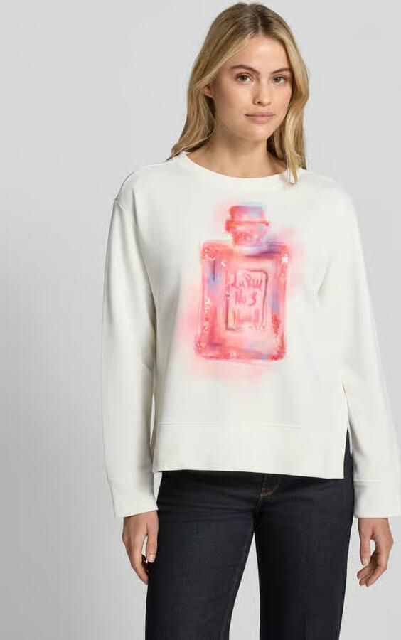 Milano italy Sweatshirt met motiefprint en pailletten - Foto 2