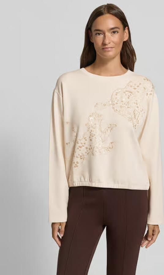 Milano italy Sweatshirt met stiksels en pailletten - Foto 3