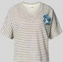 Milano italy T-shirt met bloemenapplicatie