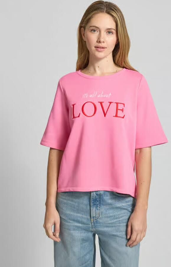 Milano italy T-shirt met statement-stitching - Foto 3