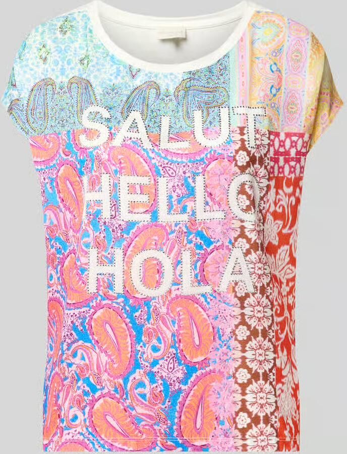 Milano italy T-shirt met viscose