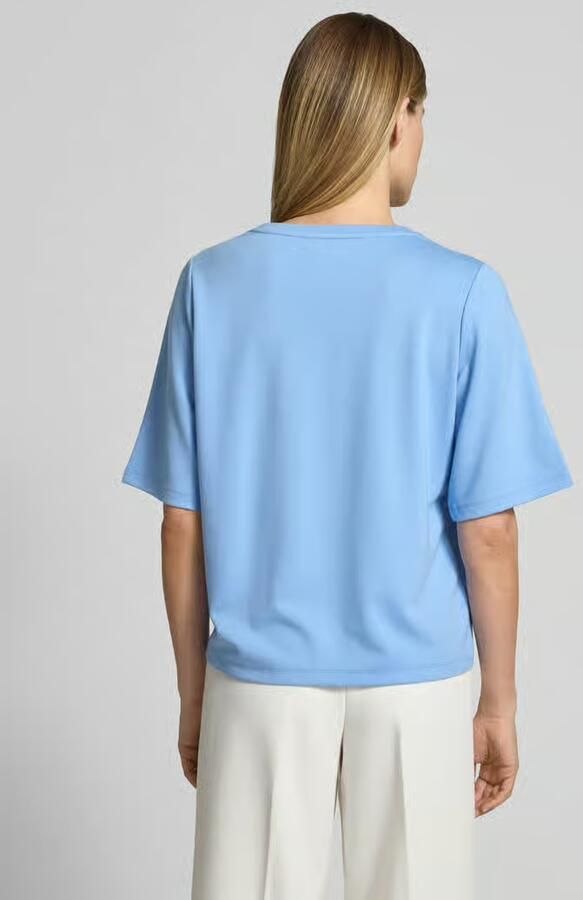 Milano italy T-shirt van viscosemix met pailletten - Foto 2