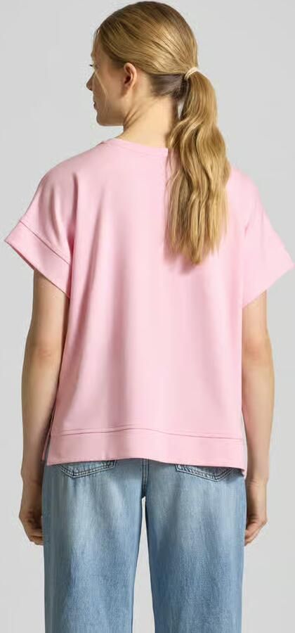 Milano italy T-shirt van viscosemix met pailletten - Foto 3
