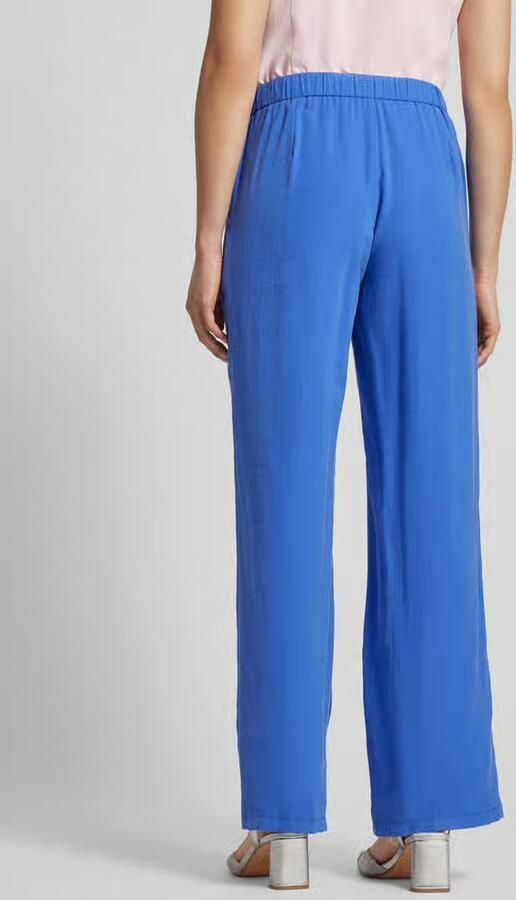 Milano italy Wide fit stoffen broek met elastische band - Foto 4