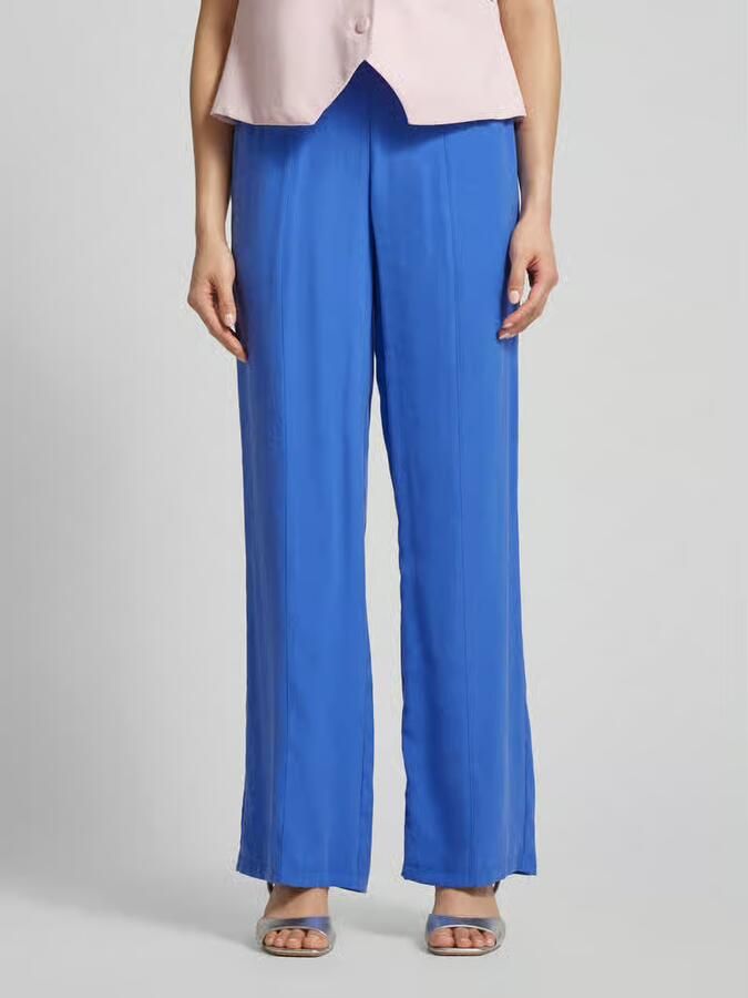 Milano italy Wide fit stoffen broek met elastische band - Foto 2