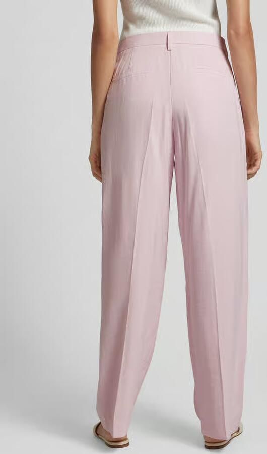 Milano italy Wide leg stoffen broek met persplooien