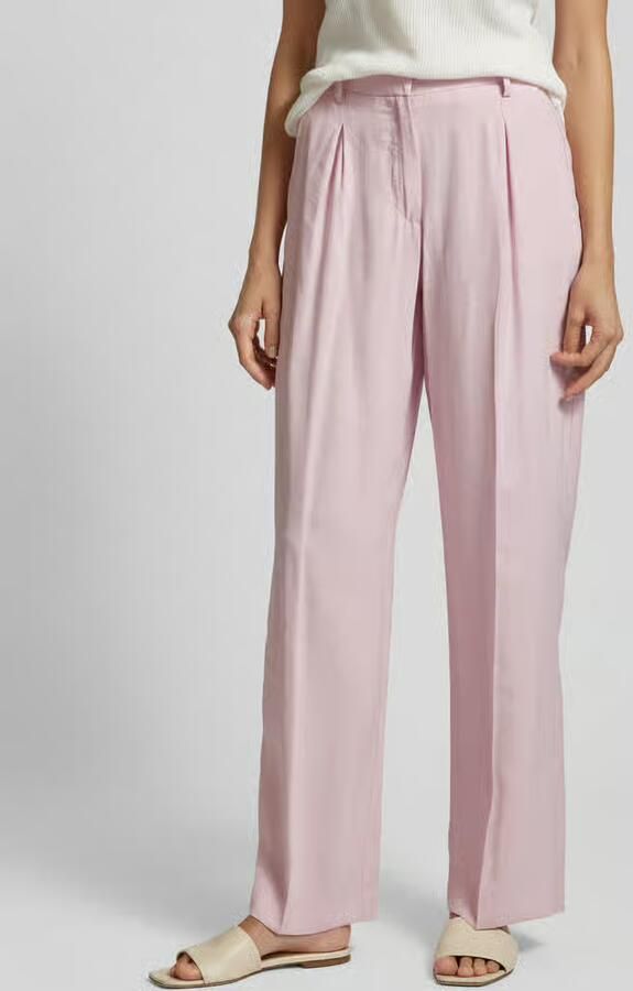 Milano italy Wide leg stoffen broek met persplooien - Foto 2