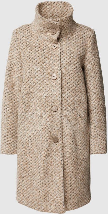 Milo Coats Grof gebreide lange jas model 'PALERMO'