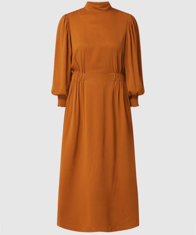 Minimum Midi-jurk van viscose model 'Larada'