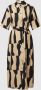 Minimum Beige Midi Jurk Idinna Multicolor Dames - Thumbnail 2