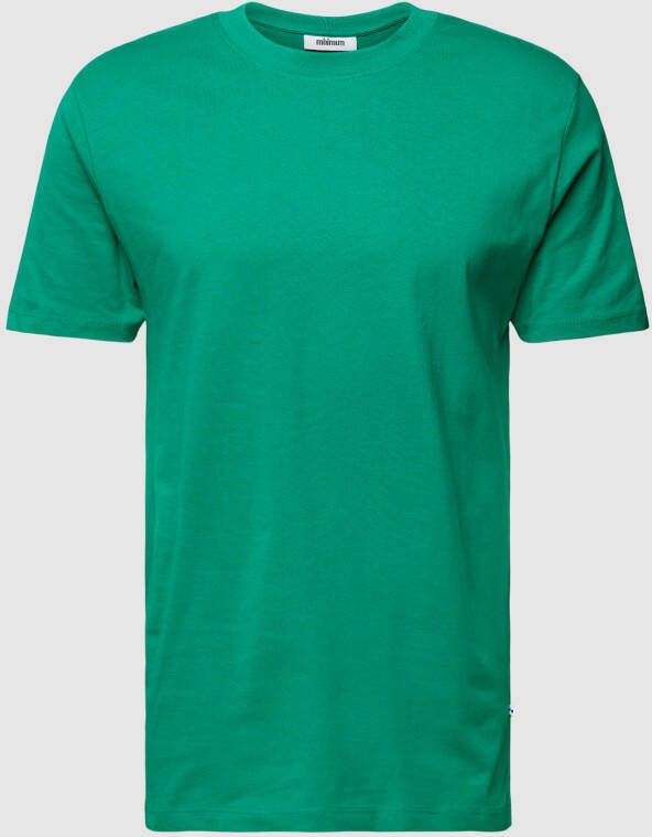 Minimum T-shirt van puur katoen met labeldetail