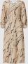Minus Midi-jurk met all-over motief model 'Luvana' - Thumbnail 2