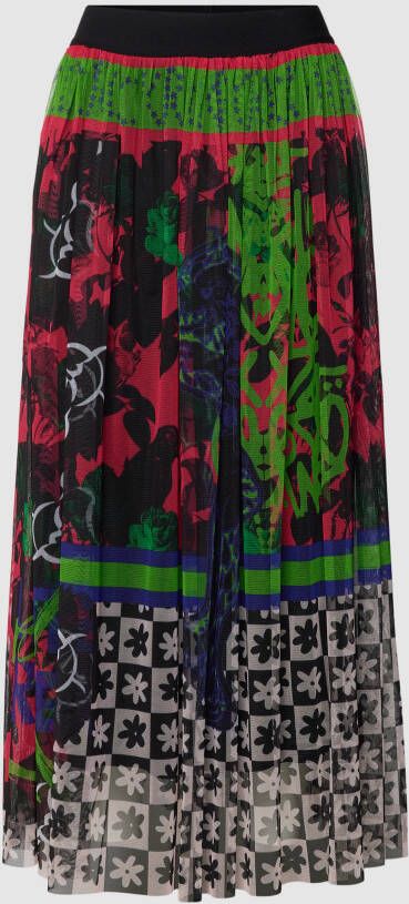 Miss goodlife Knielange rok met all-over motief