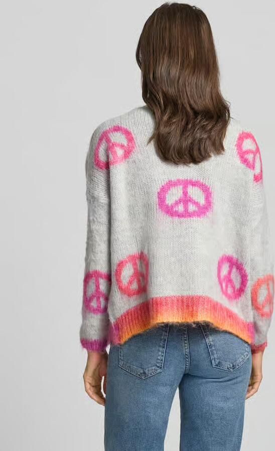 Miss goodlife Gebreide pullover met extra brede schouders