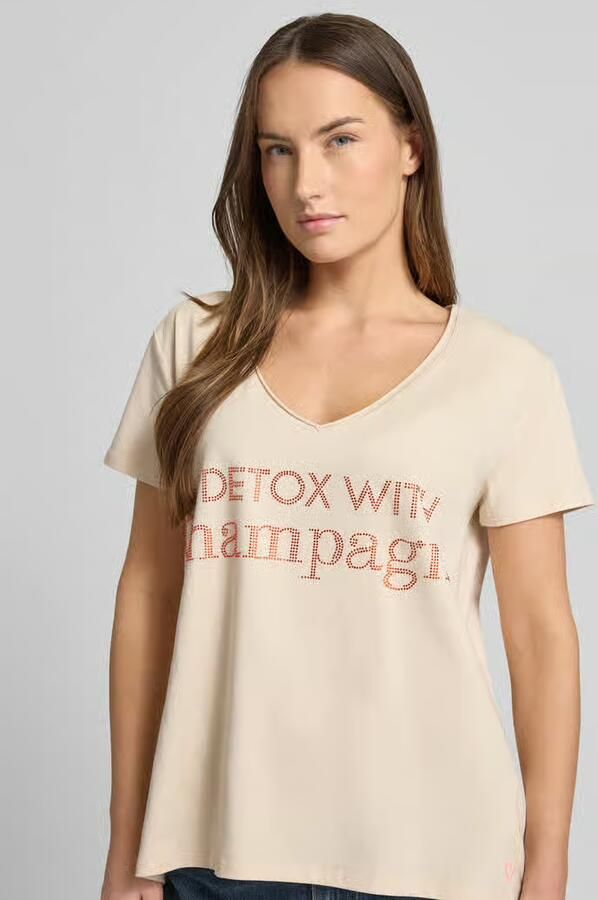 Miss goodlife Loose fit T-shirt met V-hals