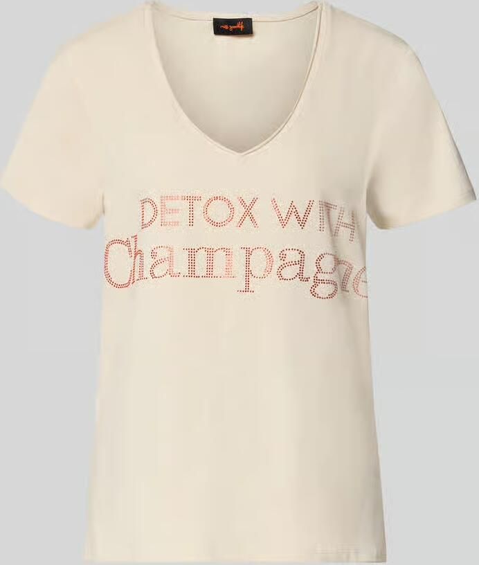 Miss goodlife Loose fit T-shirt met V-hals - Foto 2