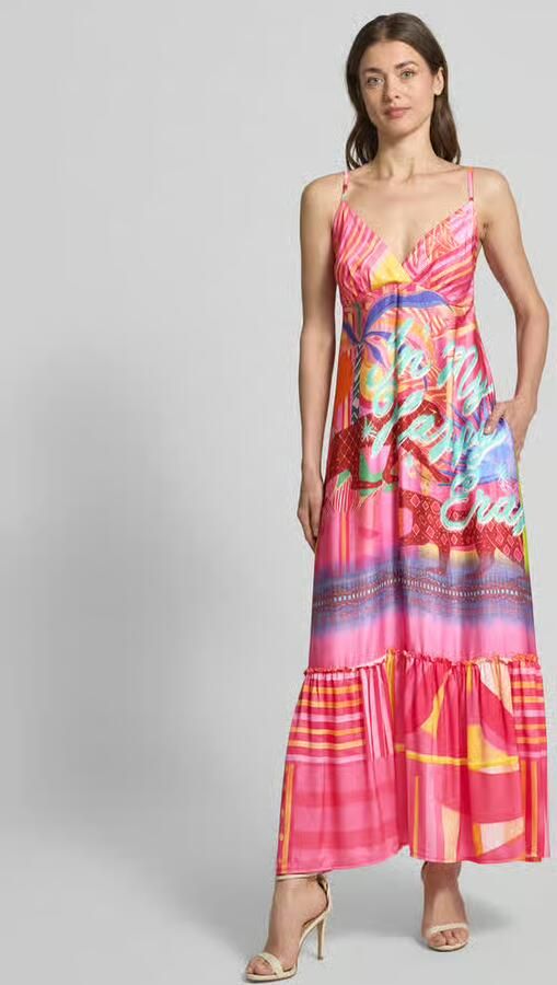 Miss goodlife Maxi-jurk van viscose model 'Sunset Dream' - Foto 3