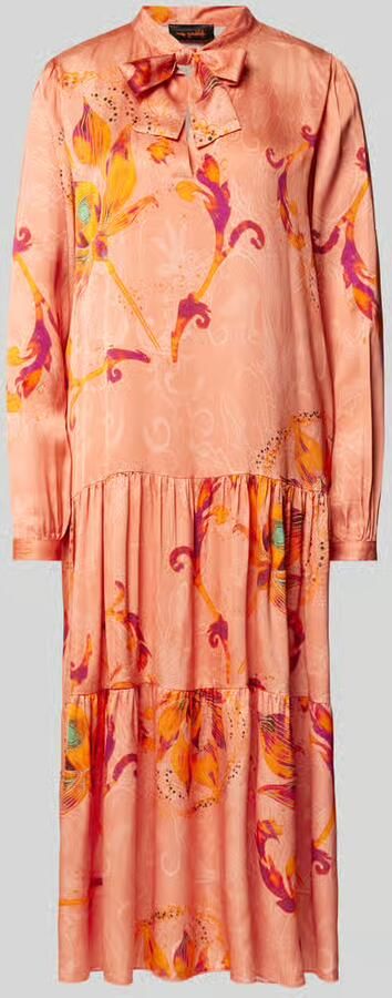 Miss goodlife Midi-jurk van viscose in laagjeslook - Foto 2