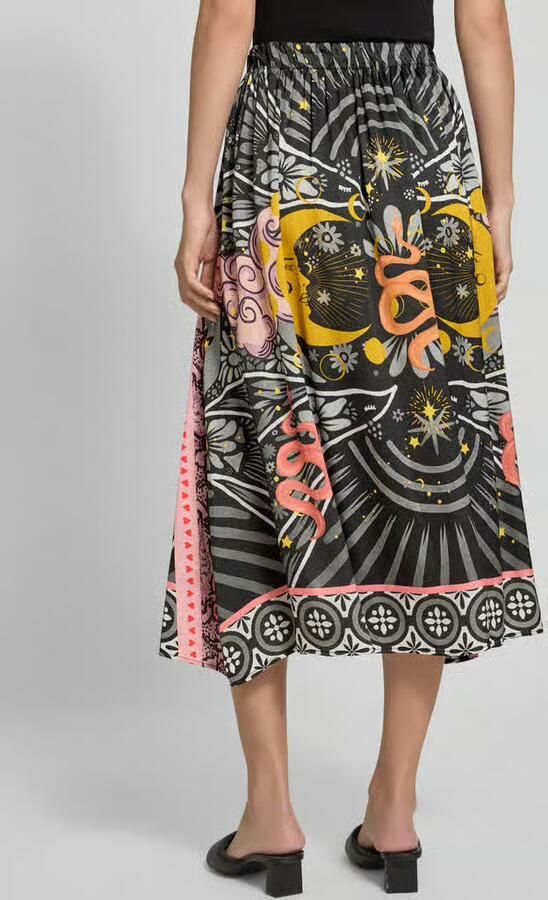 Miss goodlife Midirok van viscose met elastische band