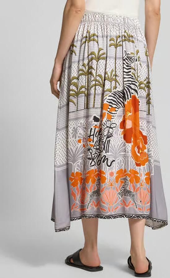 Miss goodlife Midirok van viscose model 'Gey Whisper' - Foto 3
