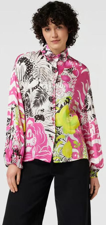 Miss goodlife Overhemdblouse met all-over motief - Foto 3
