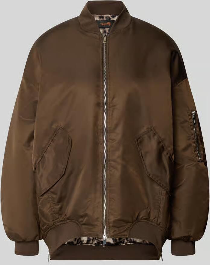 Miss goodlife Oversized bomberjack met opstaande kraag
