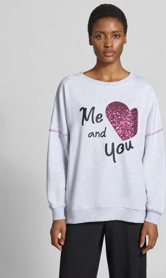 Miss goodlife oversized fit sweatshirt van puur katoen - Foto 3