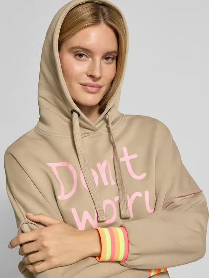 Miss goodlife Oversized HOODIE met Statementprint