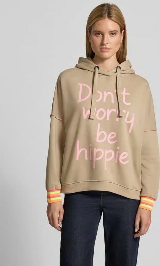 Miss goodlife Oversized HOODIE met Statementprint - Foto 4