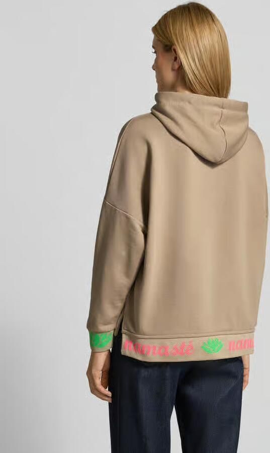 Miss goodlife Oversized HOODIE met strass-steentjes Model 'Namaste'