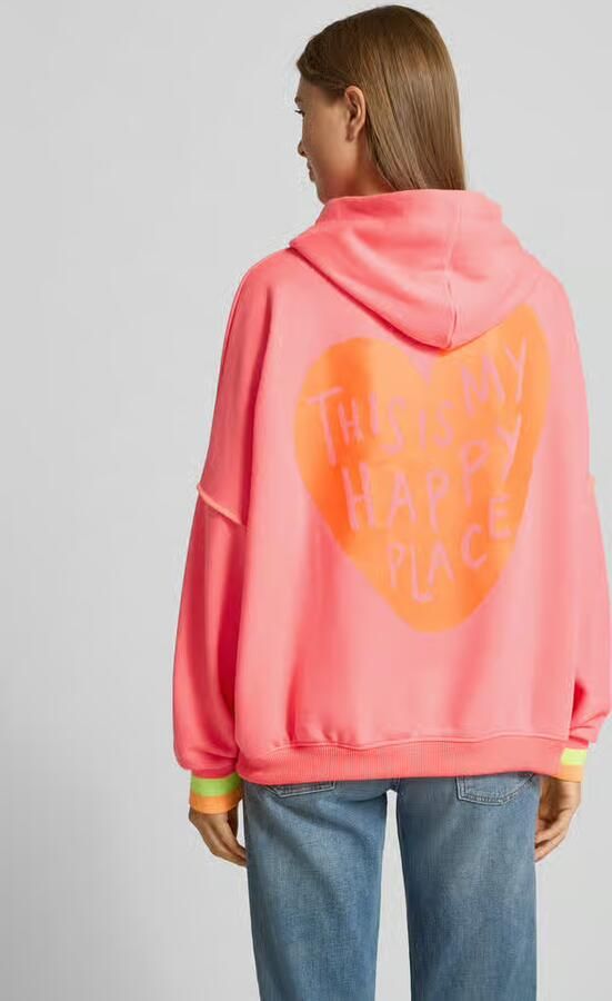 Miss goodlife Oversized hoodie met motiefprint