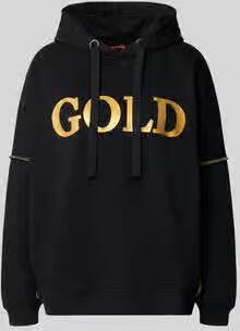 Miss goodlife oversized hoodie van pure katoen model 'Silver and Gold'