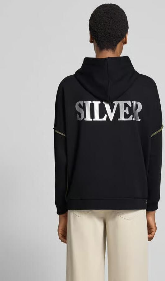 Miss goodlife oversized hoodie van pure katoen model 'Silver and Gold' - Foto 3