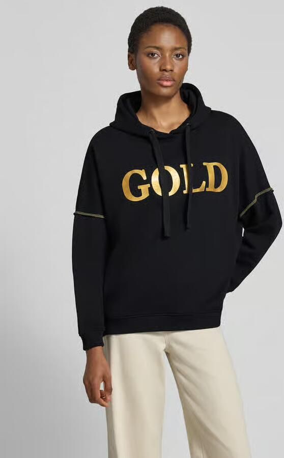 Miss goodlife oversized hoodie van pure katoen model 'Silver and Gold' - Foto 2