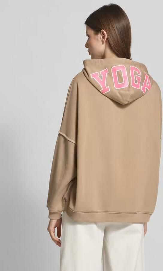 Miss goodlife Oversized hoodie van puur katoen met kangoeroezak