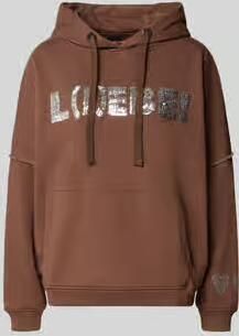 Miss goodlife oversized hoodie van puur katoen model 'L(I)EBE'