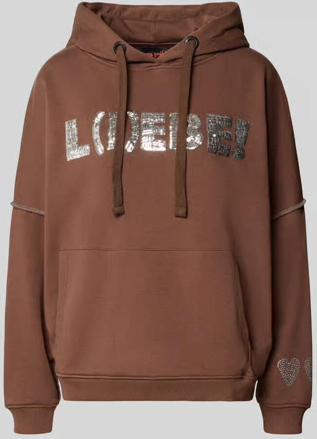 Miss goodlife oversized hoodie van puur katoen model 'L(I)EBE' - Foto 2
