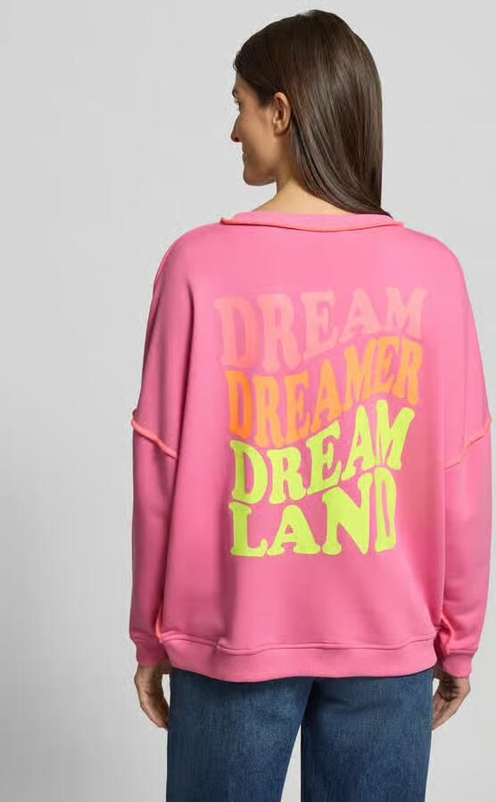 Miss goodlife Oversized sweatshirt met geribde boorden - Foto 3