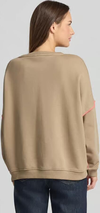 Miss goodlife Oversized sweatshirt met geribde boorden - Foto 2