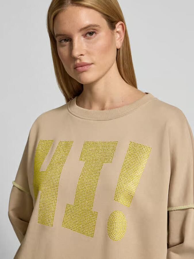 Miss goodlife Oversized sweatshirt met labeldetail - Foto 2