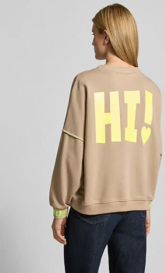 Miss goodlife Oversized sweatshirt met labeldetail - Foto 3