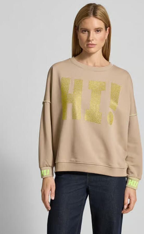 Miss goodlife Oversized sweatshirt met labeldetail - Foto 2