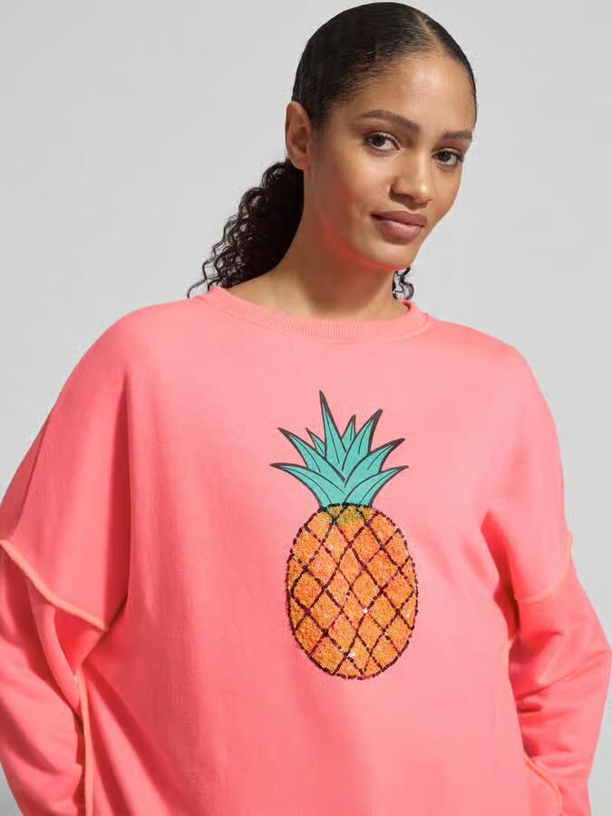 Miss goodlife Oversized sweatshirt met pailletten - Foto 2