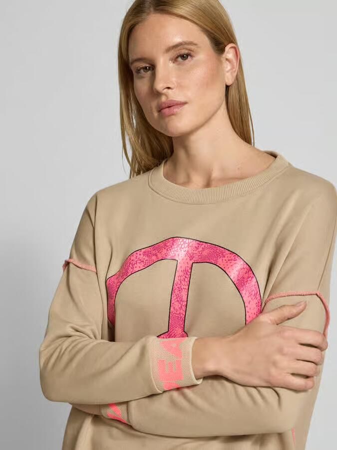 Miss goodlife Oversized sweatshirt met ribboorden - Foto 2