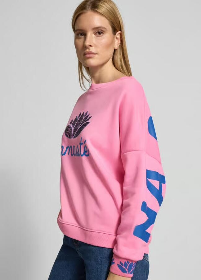 Miss goodlife Oversized sweatshirt met ribboorden - Foto 2