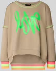 Miss goodlife Oversized sweatshirt met geribde boorden